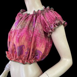 画像3: プリントパフスリーブチョリVVVVIIII