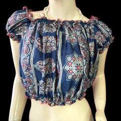 画像1: プリントパフスリーブチョリVVVIIII