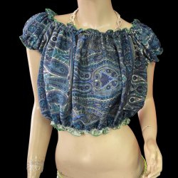 画像1: プリントパフスリーブチョリVVVVIII