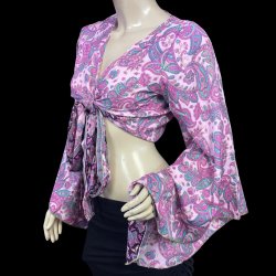 画像2: プリントバタフライスリップチョリ VVVVVVIIII