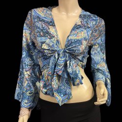 画像1: プリントバタフライスリップチョリ VVVVVVII