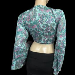 画像3: プリントバタフライスリップチョリ VVVVVVVI