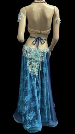 画像5: エジプトAmrオリエンタルコスチューム☆Lacy Madonna blue☆
