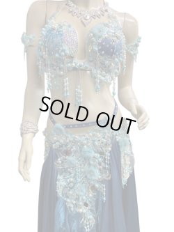 画像3: エジプトAmrオリエンタルコスチューム☆Lacy Madonna blue☆