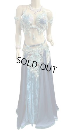 画像2: エジプトAmrオリエンタルコスチューム☆Lacy Madonna blue☆