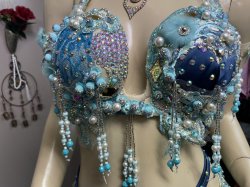 画像6: エジプトAmrオリエンタルコスチューム☆Lacy Madonna blue☆