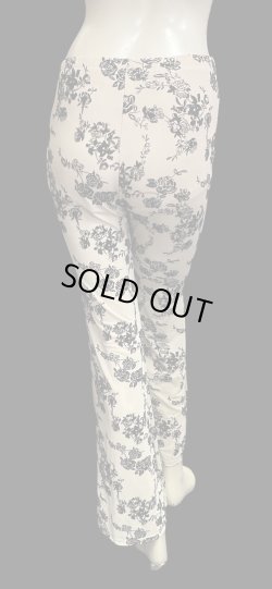 画像4: レースストレッチパンツ☆apricot black flowe☆