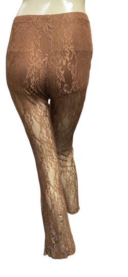 画像3: レースストレッチパンツ☆brown ☆
