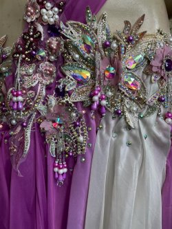 画像5: エジプトAmrオリエンタルコスチューム☆ purple white celebration ☆