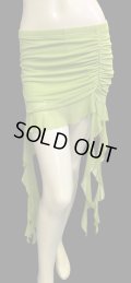 ストレッチフリルショートスカート☆lime green ☆