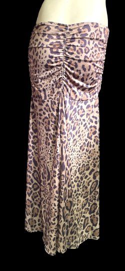 画像3: ストレッチフリルスリットスカート☆leopard ☆