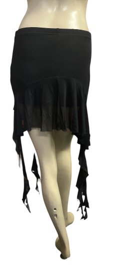 画像3: ストレッチフリルショートスカート☆Black ☆