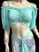 画像2: プリントメッシュチョリ＆スカートセット☆mint green ☆ (2)