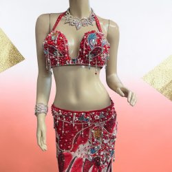 画像2: エジプトオリエンタルコスチューム ☆Red japanesque ☆