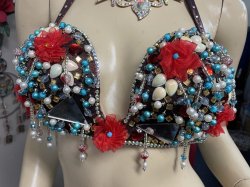 画像6: エジプトオリエンタルコスチューム ☆Red turquoise ceremony ☆