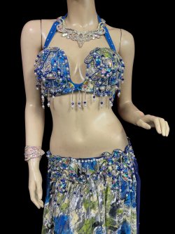 画像3: エジプトオリエンタルコスチューム☆blue lace ethnic ☆