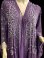 画像2: フーデットキラキラパールカバードレス☆ Purple silver rhinestone ☆ (2)