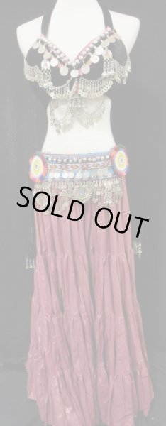 画像2: トライバルブラ&ベルトセット☆メタルゴージャスVI (2)