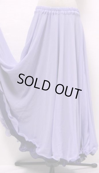 画像2: ダブルリバーシブルシフォンスカート☆パープル＆ラベンダー☆ (2)