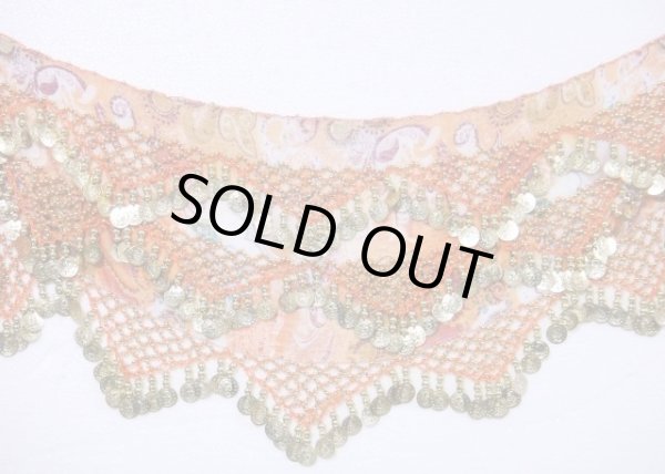 画像2: プリントシフォンチョリ☆スウィートパステルオレンジ☆ (2)