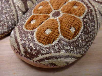 画像1: モロッコのバブーシュ☆フルールドサロン☆キャメルフラワー