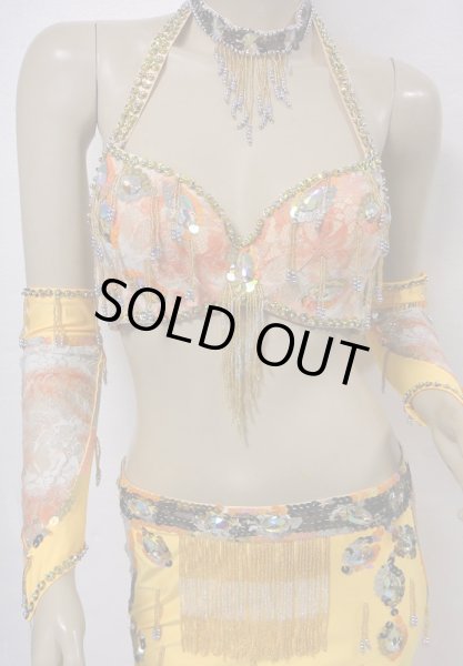 画像3: reasonable オリエンタルコスチューム☆lacy beads fringe☆イエロー (3)