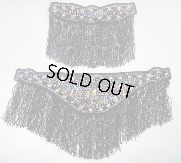 画像3: エジプト製ブラ＆ベルトセット☆ブラックビーズフェスタ☆ (3)