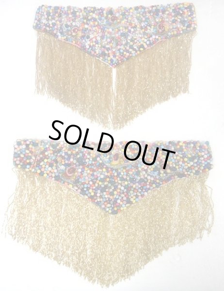 画像3: エジプト製ブラ＆ベルトセット☆イエロービーズマジック☆ (3)