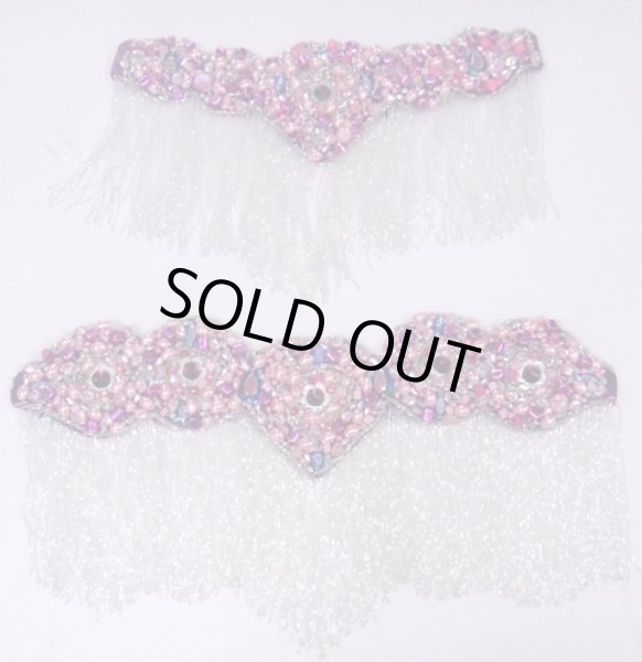 画像3: エジプト製ブラ＆ベルトセット☆ロマンティックピンクビーズ☆ (3)