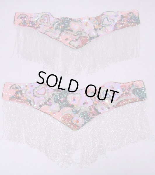 画像3: エジプト製ブラ&ベルトセット☆ライトピンクロマネスク☆ (3)