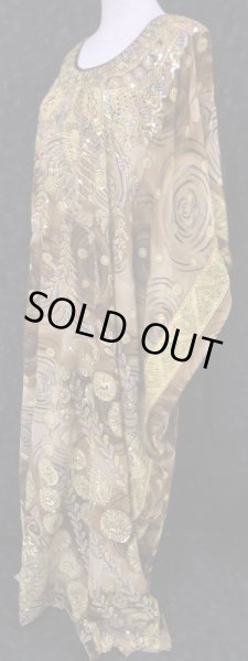 画像2: ❤HANAN❤カフタンハリジドレス☆ブラウン (2)