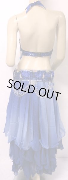 画像2: reasonable オリエンタルコスチューム☆satin ball fantasy☆ロイヤルブルー (2)