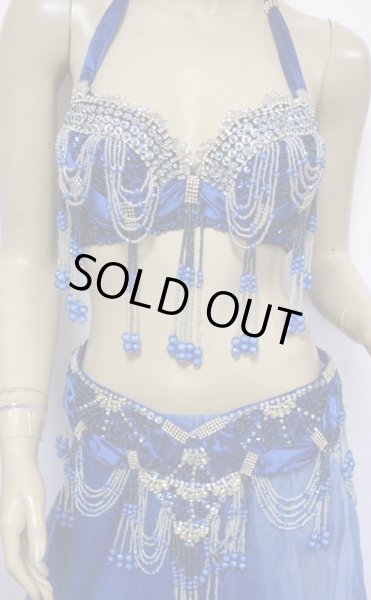 画像3: reasonable オリエンタルコスチューム☆satin ball fantasy☆ロイヤルブルー (3)