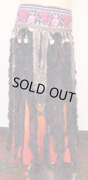 画像2: トライバルロマンティックフリンジベルト☆ピンク☆ (2)