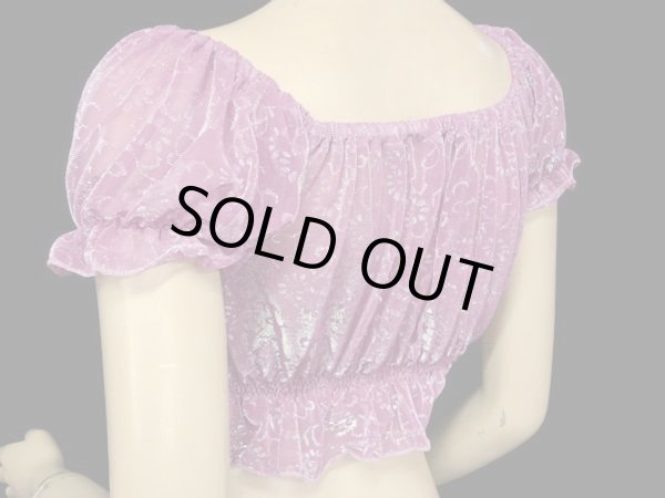 画像3: ストレッチチョリ☆シャイニーパフスリーブ☆スイートピンク (3)