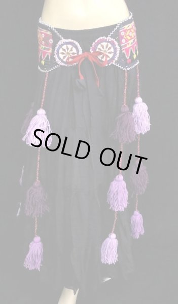 画像2: トライバルタッセルベルト☆パープルグラデーションII☆ (2)