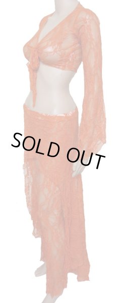 画像2: ♥HANAN♥チョリ&パンツセット/レース3ピースセット/オレンジ (2)