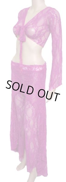 画像2: ♥HANAN♥チョリ&パンツセット/レース3ピースセット/ローズピンク (2)