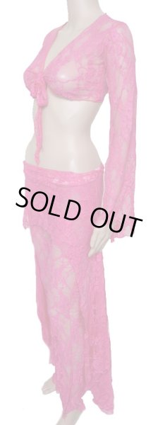 画像2: ♥HANAN♥チョリ&パンツセット/レース3ピースセット/キャンディーピンク (2)