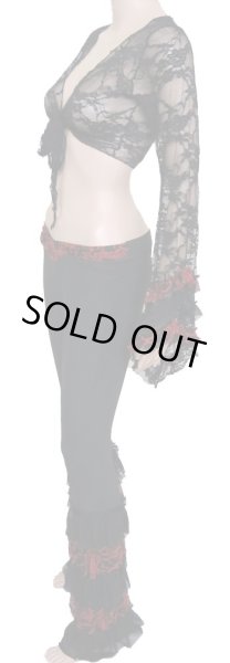 画像2: ♥HANAN♥チョリ&パンツセット/フリルドチョリ&パンツ/レッドパッション (2)