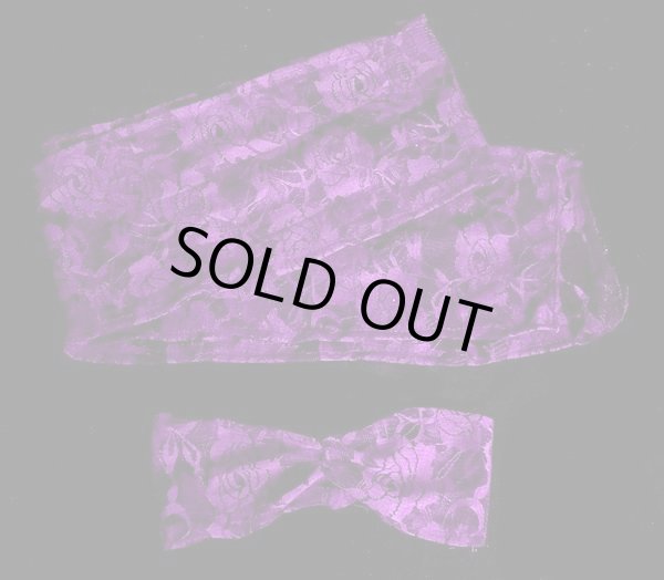 画像3: エジプト製ロマンティックレースバラディドレス☆パープル☆ (3)