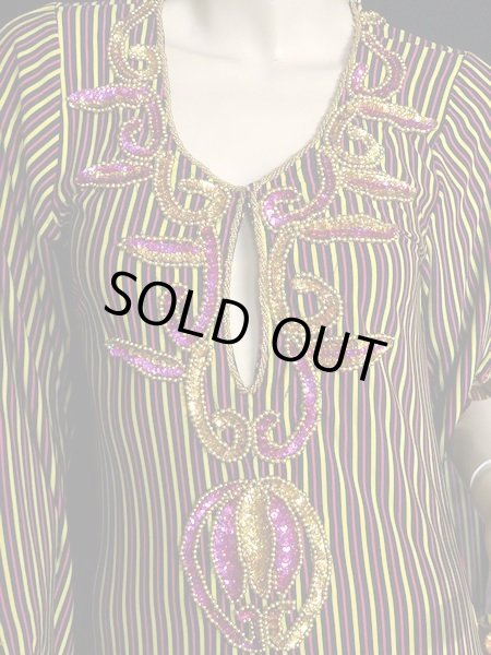 画像2: ♥HANAN/ハナン♥サイディドレス☆pinkblackstripe☆ (2)