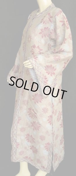 画像2: モロッコのカフタン☆フラワーノスタルジー☆ (2)