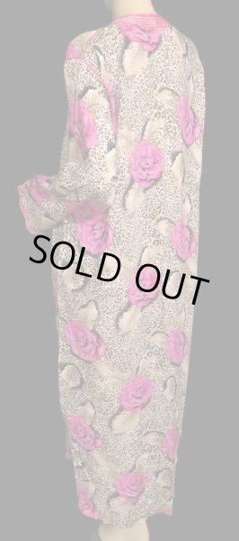 画像3: モロッコのガラベーヤ☆ピンクローズ☆ (3)