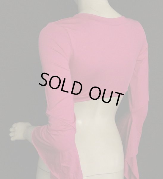 画像3: ストレッチカシュクールチョリ☆フューシャピンク (3)