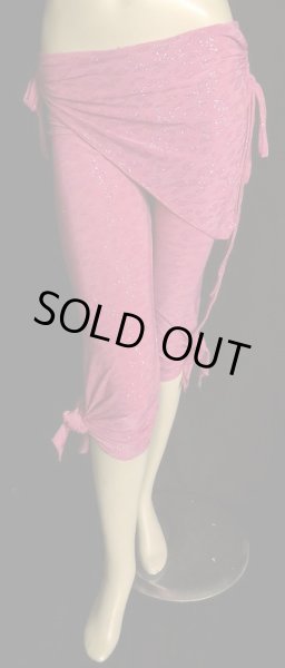 画像3: ♥HANAN/ハナン♥ヒップスカーフストレッチパンツ☆ラベンダー×ランダム☆ (3)