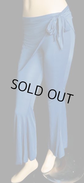 画像2: ♥HANAN/ハナン♥ヒップスカーフストレッチパンツ☆シンプルブルー☆ (2)