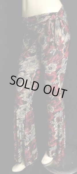 画像2: ♥HANAN/ハナン♥ヒップスカーフストレッチパンツ☆オールドローズ☆ (2)