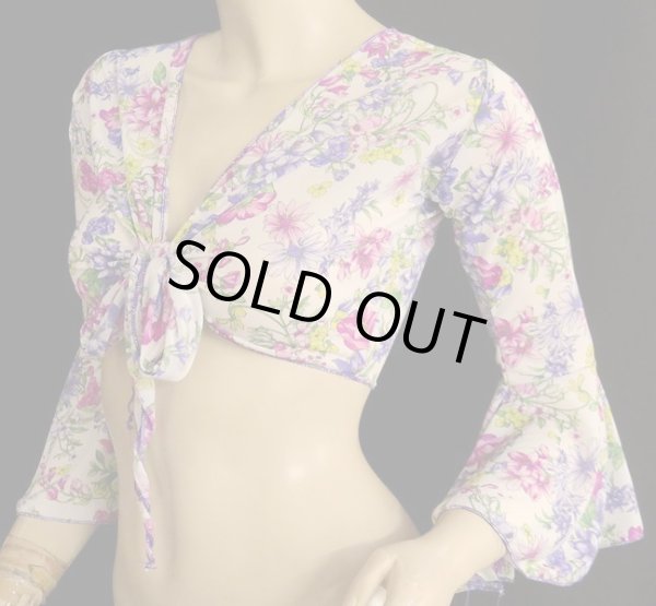 画像2: Amira Jamila オリジナル☆ストレッチチョリ☆ホワイトリトルフラワー (2)