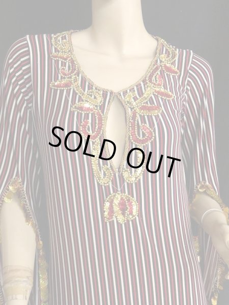 画像2: ♥HANAN/ハナン♥サイディドレス☆redblackstripe☆ (2)